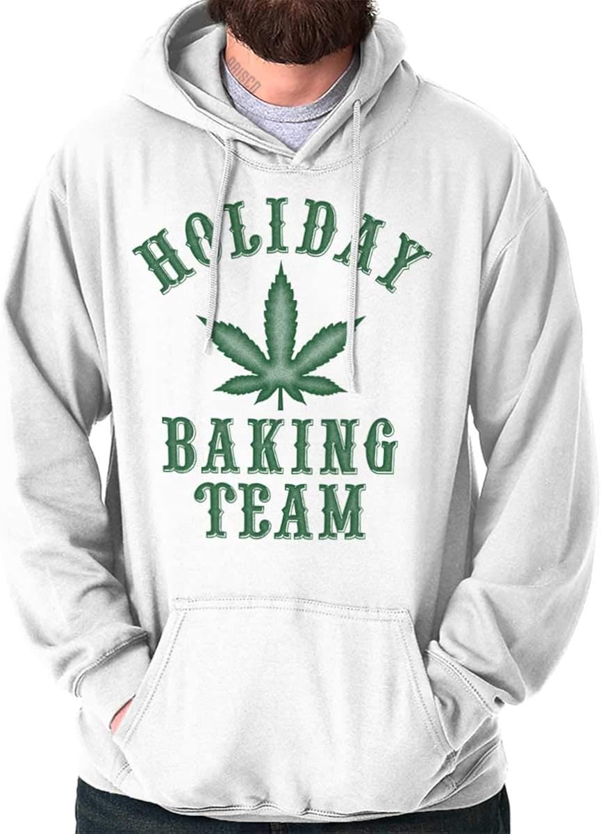 Amazon.com: Brisco Brands Baking Team Christmas Smoker Hoodie Sweatshirt Women Men: Clothing