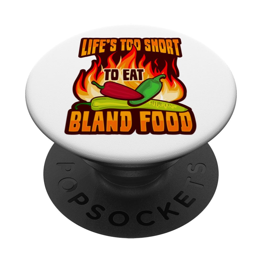 Red pepper Chili Design for a Habanero Chili Lover PopSockets Adhesive PopGrip