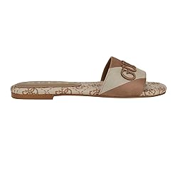 Guess Women's HARINI Flat Sandal, Medium