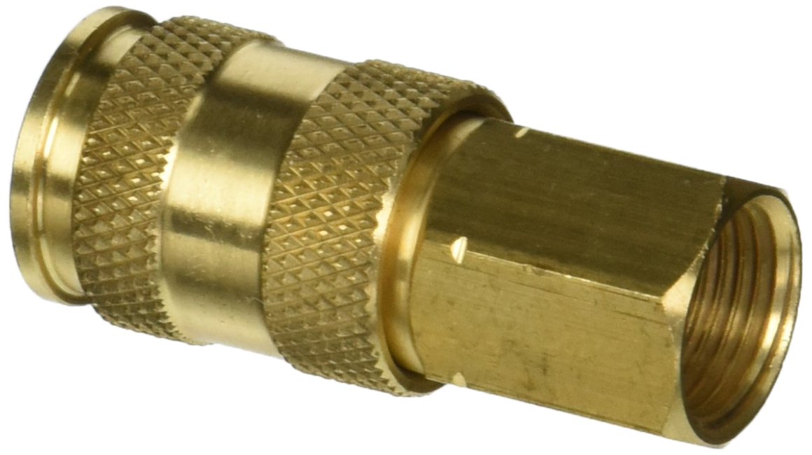 Milton Industries (S-766) 3/8" FNPT Female V-Style High-Flow Coupler - Air Tool Fittings - 
