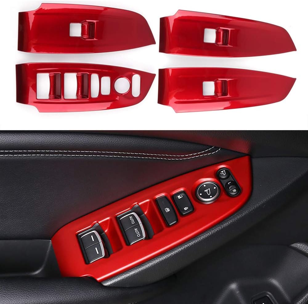 XITER 4pcs ABS Engineering Plastic Car Interior Automobile Door Window Control Panel