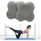Kenhihi Yoga Knee Guards (Set of 2) - Male and Female Yoga Props and Accessories for Fitness, Travel, Meditation, Kneeling, Balance, Floor, Pilates Pads for Knee and Elbow