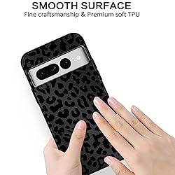 lioscre Cute Cheetah Print Phone Case for Google