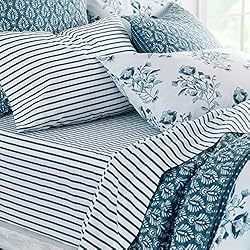MARTHA STEWART Leo Queen Luxury Sheet Set - 4