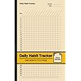 Daily Habit Tracker: Habit Tracking Notebook | One Month to a Page | Small