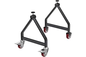 Lifeswell Wire Spool Rack, Portable Cable Caddy, Swivel Caster Wheels with Brake, Steel Fully Welded Wire Rack Dispenser for up to 28" Diameter Spools, 220 lbs Capacity, Black