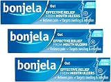 Bonjela Antiseptic Gel 15 g Pack of 3 for Mouth Ulcers Cold Sores Dentures view 1