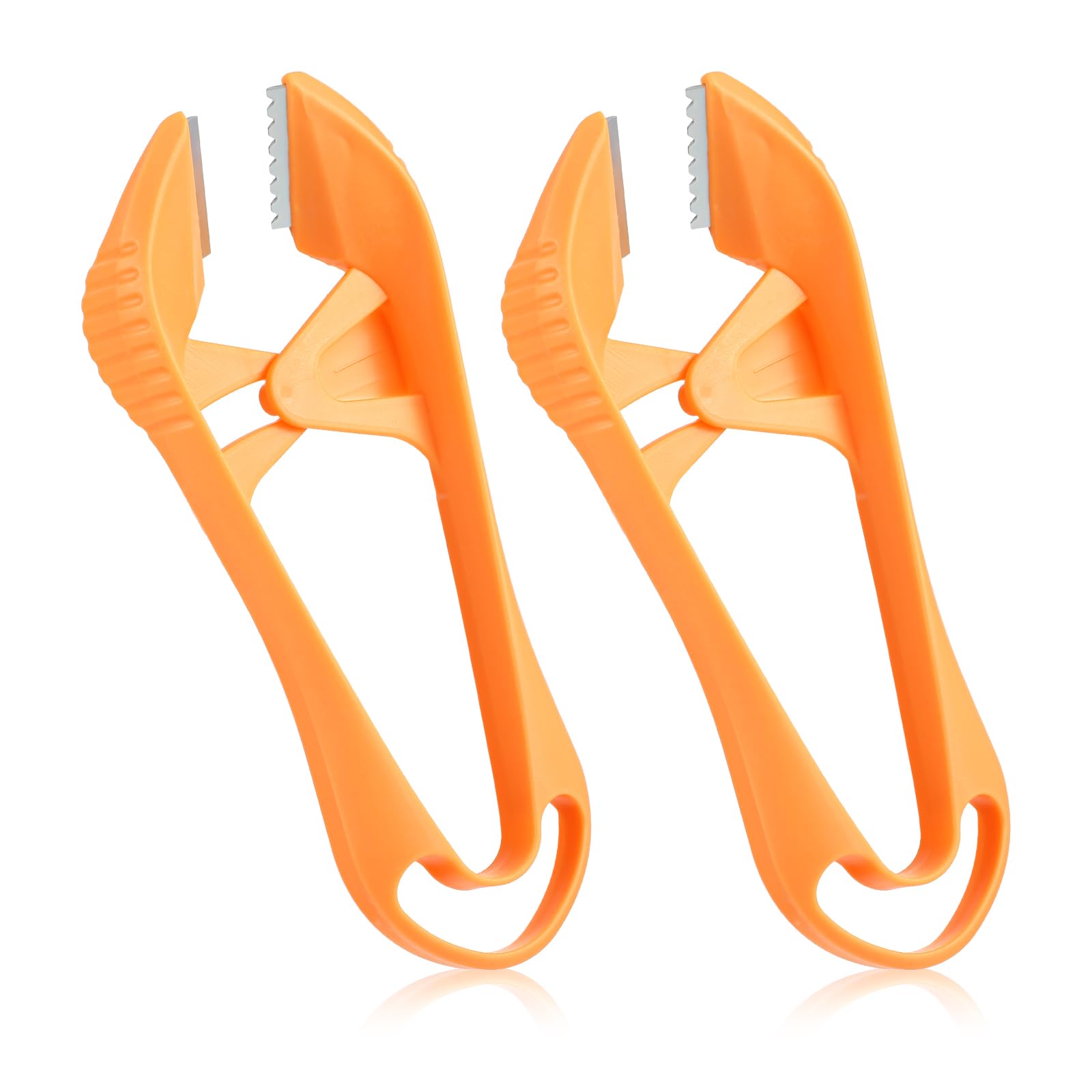 Photo 1 of HJZHII 2PCS Garlic Peeler, 2025 New Garlic Tweezer Peeler Manual Garlics Peeling Skin Remover with Hanging Hole Multipurpose Tongs Peeling Clips for Avoid Garlics Smell on Hands Kitchen
