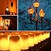 Lixada LED Flame Flickering Effect Fire Light Bulb SMD2835 Creative Decorative Atmosphere Lamp for Party Holiday Birthday Gift (E27)