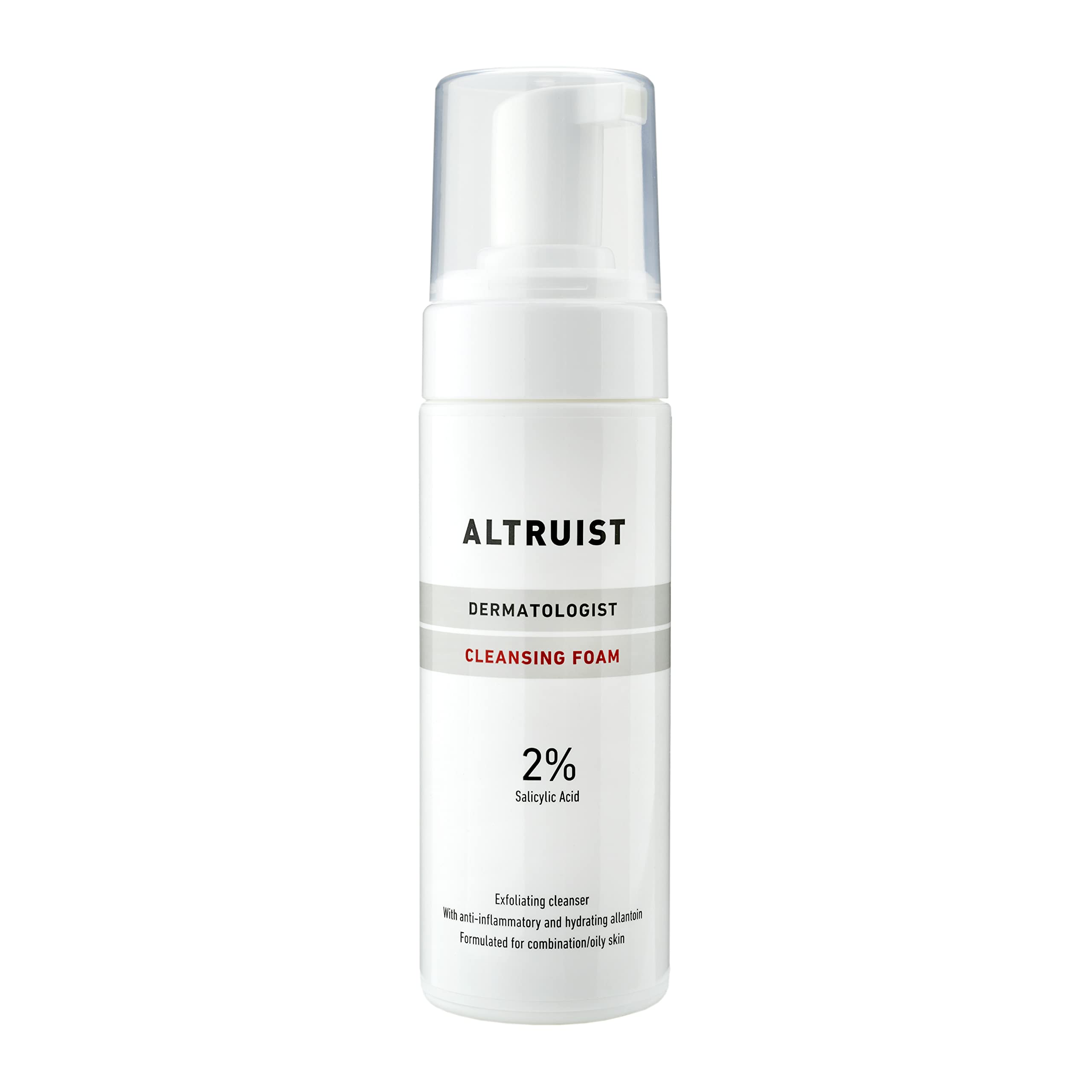 Atruist Salicylic Acid Cleanser 2% - Gentle Foaming Cleansing Foam for Acne Prone, Oily & Combination Skin, Fragrance-Free, Vegan, Cruelty-Free, Hydrating with Allantoin – 100% Hypoallergenic, 150 ml