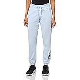 DKNY womens Stacked Logo Drawstring Waist Jogger Sweatpant