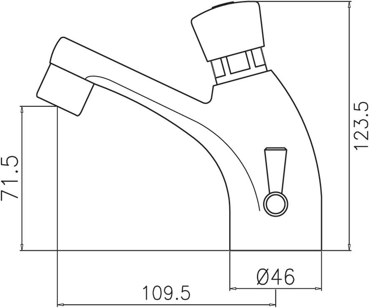 Sanixa Mc9007 Zeitgesteuerte Armatur Waschtisch Armatur Selbstabschaltend Laufzeit Einstellbar Drucker Armatur Mischerarmatur Schlag Armatur Amazon De Baumarkt
