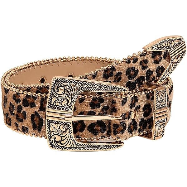 Women’s L&B Western Concho Leopard Belt S-M-L-XL L&B | Accessories | Western Concho Leopard Belt | Poshmark main image 3