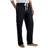Hanes Men’s X-Temp Jersey Cotton Sleep Pajama Lounge Pants with Pockets, Pj Bottoms, Extended Sizes