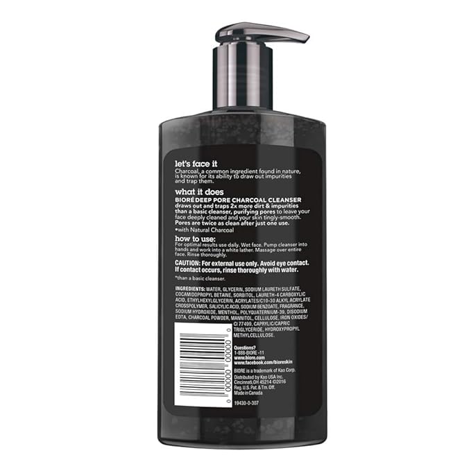 deep pore charcoal cleanser como se usa