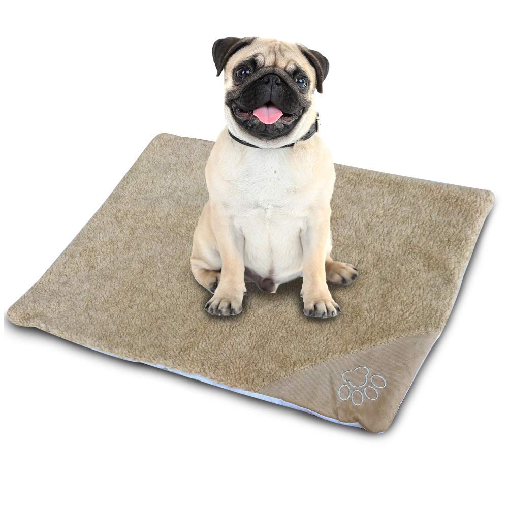 WarmShe Pet Bed Mat Self Heating Snooze Pad for Pets Cats, Dogs and Kittens for Travel or Indoor Outdoor Home