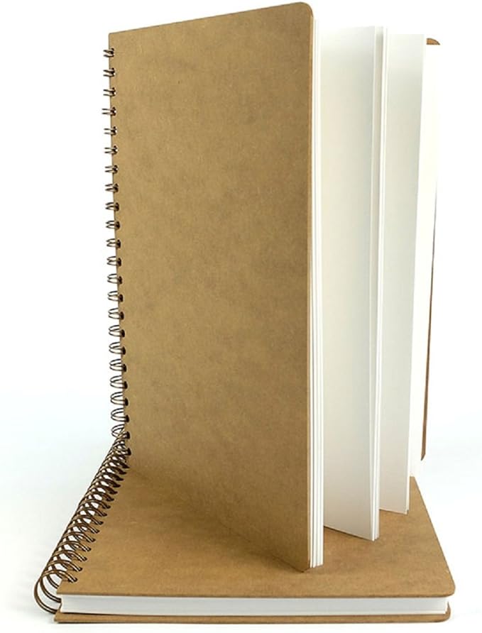 A3 Portrait Sketchbook 50 White Cartridge Sketching Paper Sheets