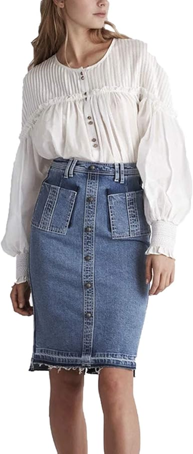 aje skirt denim