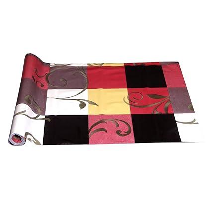 Kuber Industries PVC Kitchen Shelf Mat - Multicolour