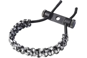 ZSHJGJR Archery Bow Wrist Sling Braided Archery Adjustable Bow Strap Wrist Sling for Compound Bow Hunting Shooting