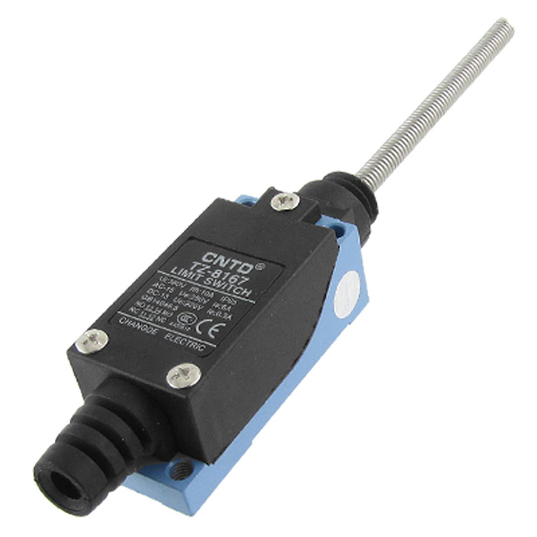 Sourcingmap TZ-8167 Ui 380V Ith 10A Coil Spring Actuator Enclosed Limit Switch for CNC Mill 3D Printer Door Switch