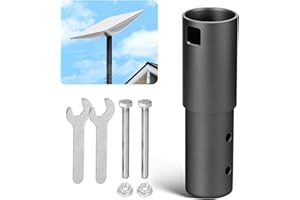 ELFCULB Starlink Pipe Adapter,Starlink Dish Mount Adapter for Starlink Satellite Dish V2 Outdoor Marine Automotive Mounting Kit