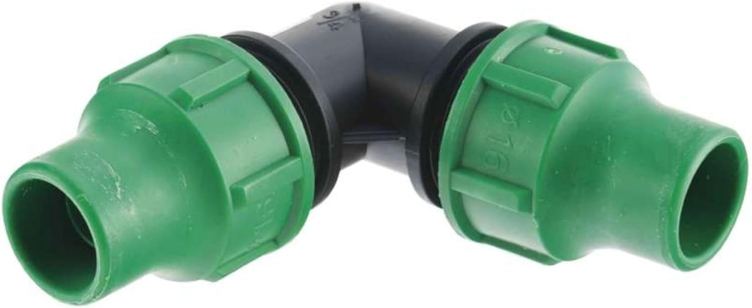 G.F. GF 06598 Connection Angle for Hose Black 16 mm