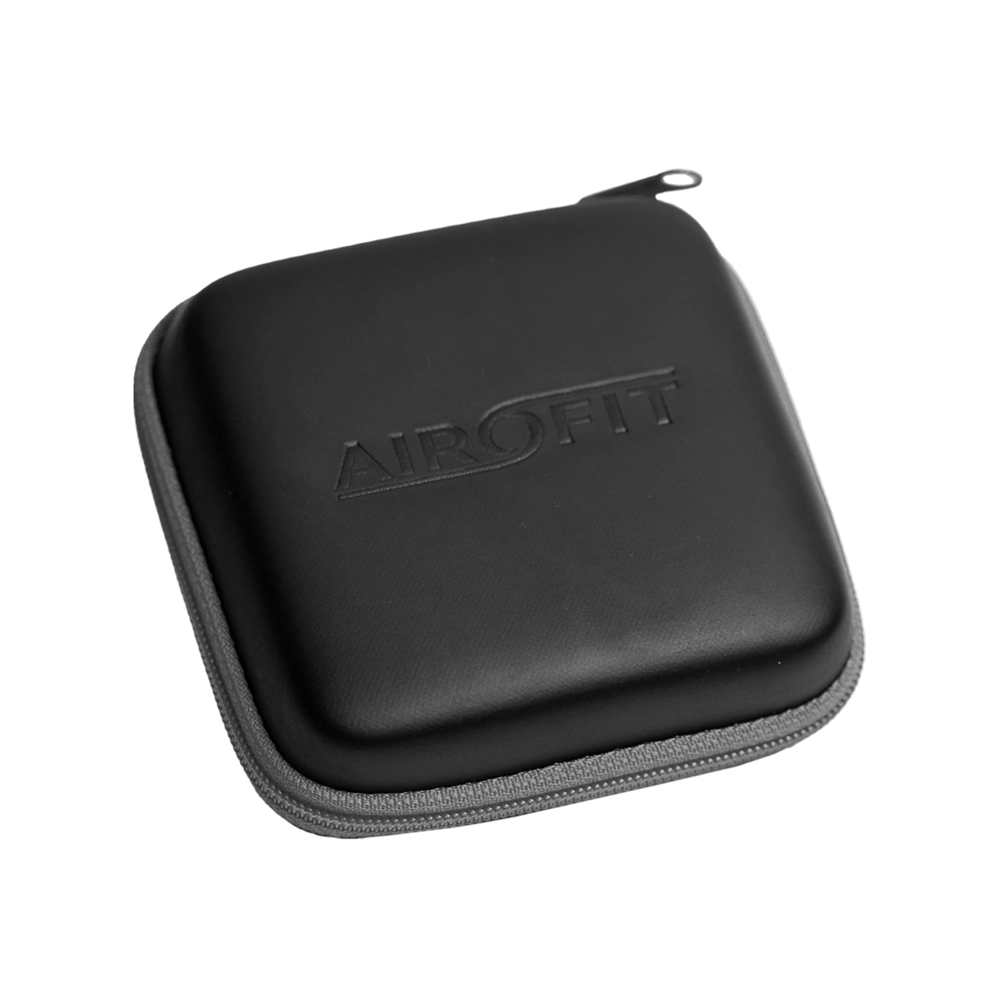 Airofit Pro Carry Case | Hard-Shell Protective Cover Pro Beathing Exercise Trainer Device, 4x4 Inches - Red (Black/Grey)
