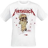 Metallica Men's One Landmine T-Shirt White