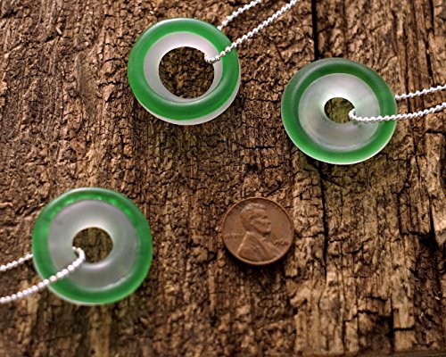 Recycled Gin and Tonic Necklace - Fused Tanqueray and Tonic Bottle Pendants