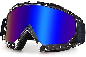 Shutuan Motorcycle Goggles Dirt Bike Goggles ATV Riding Four Wheeler Offroad Mx Racing Helmet Goggles