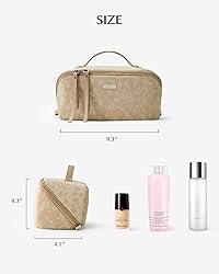 EACHY Travel Makeup Bag, Large Toiletry Bag for