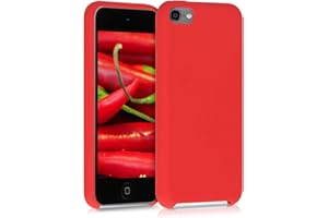 kwmobile TPU Silicone Case Compatible with Apple iPod Touch 6G / 7G (6th and 7th Generation) - Case Soft Flexible Protective Cover - Red