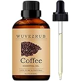 Wuvezrub Coffee Essential Oils 60ML, Pure Coffee Essential Oil for Aromatherapy Diffuser - 2 Fl Oz