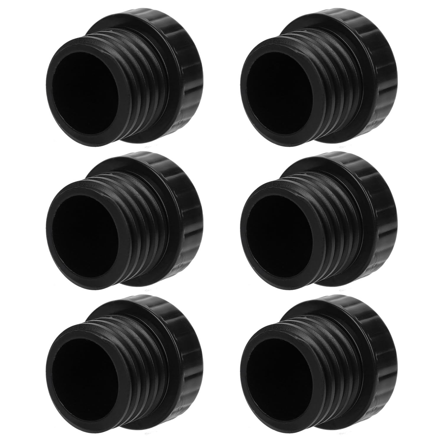 PEUTIER 6pcs Light Socket Safety Caps Plugs, ID 0.75" OD 1.02" Light Socket End Caps, Light Bulb Socket Cover Caps for String Lights, Recessed & Standard Light Sockets