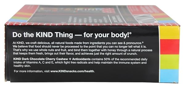 KIND PLUS DARK CHOCOLATE CHERRY CASHEW, 16.8 OZ (PACK OF 12)