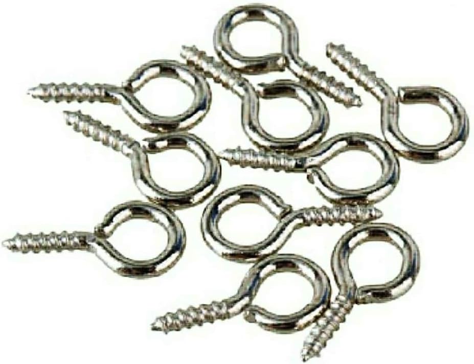 Buy Metal Brass Eye Hooks for Arts, Jewelery and Curtain Spring Hooks