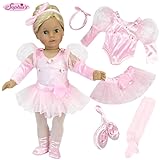 Sophia's 18 inch Doll Clothes 5 Pc. Ballet Set fits
