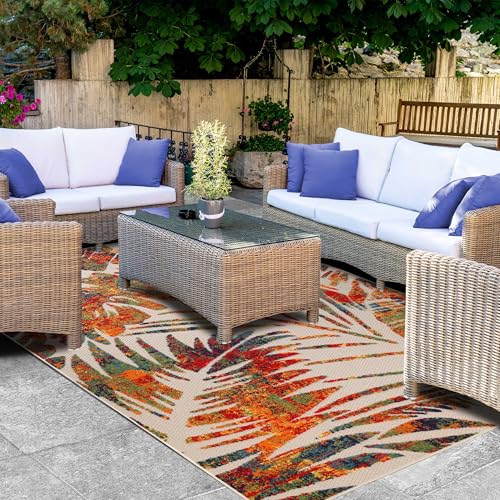 Superior Indoor Outdoor Area Rug, Floor Cover, Perfect Decor for Patio, Bedroom…