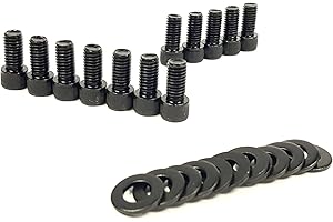 JBKE SBC 265 283 302 305 327 350 400 V8 Intake Bolts Kit bolts Compatible with Small Block Chevy intake Manifold