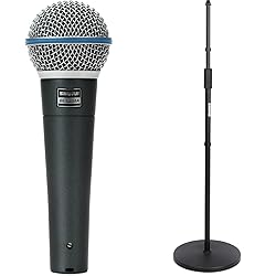 Shure BETA 58A Vocal Microphone with 12" Round Base