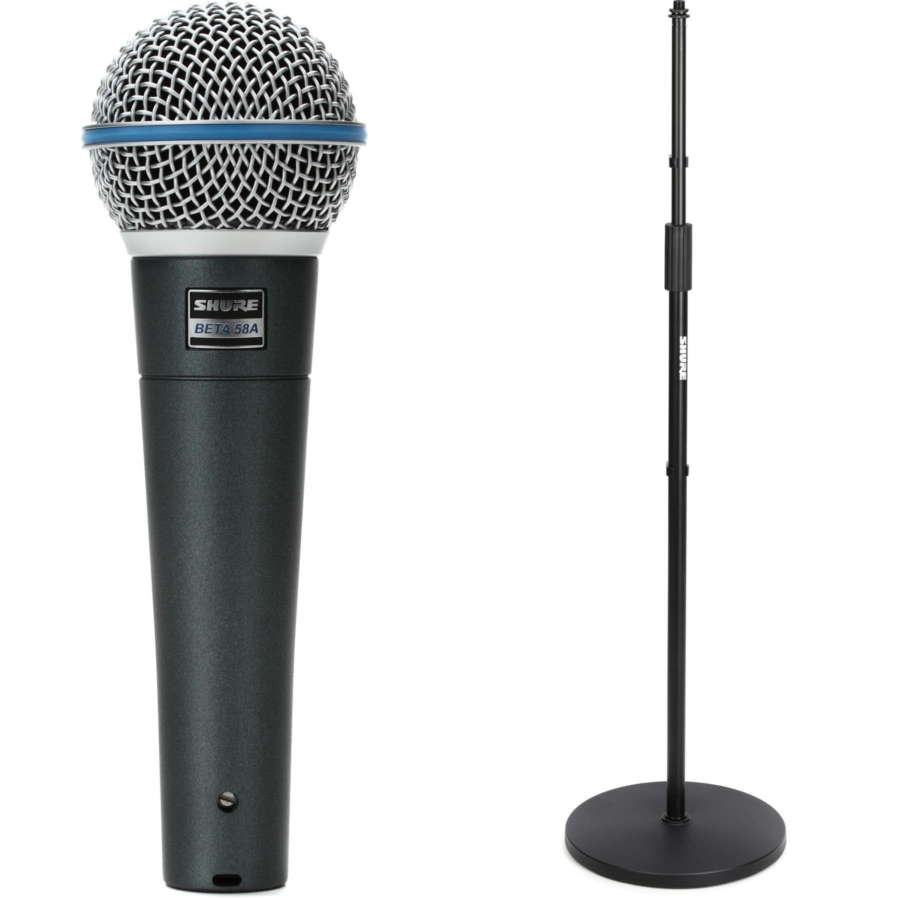 Shure BETA 58A Vocal Microphone with 12" Round Base