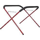 Portable Workbench Folding Work Stand, 1,000 Pound Capacity | Foldable Work Table, Heavy-Duty Bumper Stand for Garage and Shop in Red