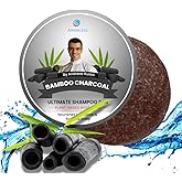 Areton HandMade Solid Shampoo Bar – Natural Shampoo Bar and conditioner For Dry Hair, Hair Nourishment, Prevents Spilt Ends With Plant Based Hydrating SLS Free Shampoo Bar (Bamboo Charcoal)