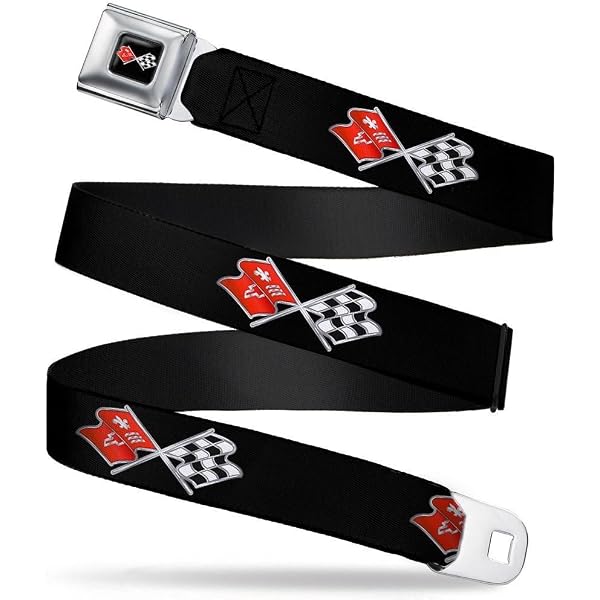 Buckle-Down Men's Adjustable Seatbelt Belt - San Francisco Design, 1.5 Inch Wide, Fits Waist 24-38