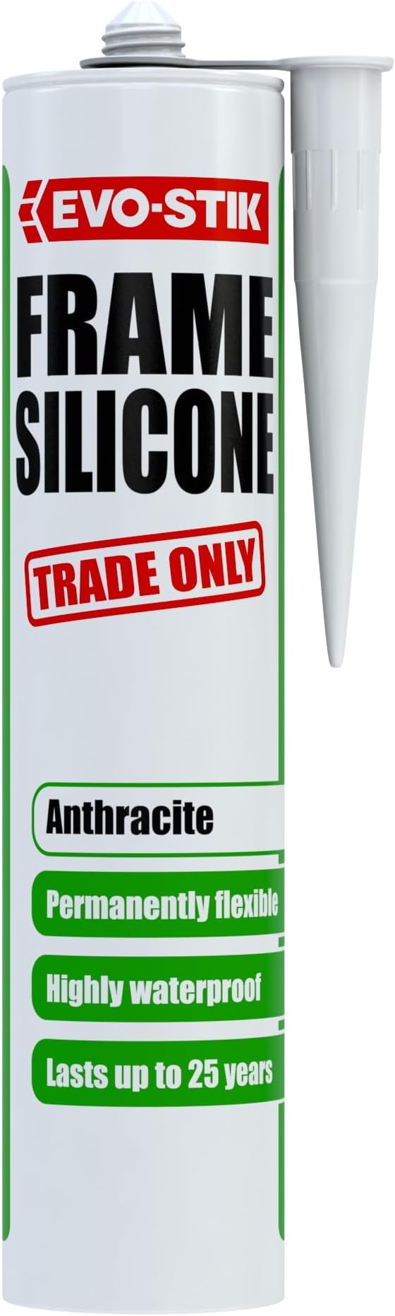 EVO-STIK Frame Silicone Sealant Anthracite 290ml Window Door Frame