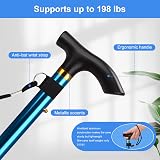 supregear Folding Walking Cane Adjustable Lightweight Blue 85-95 cm view 4