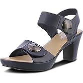 PATRIZIA Spring Step Dade Sandals for Women - Ladies Casual Platform Sandal with Hook and Loop - Slip-On Womens Sandals for Any Event