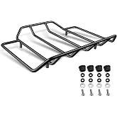 PBYMT Tour Pack Luggage Rack Air Wing Trunk Top Rack Motorcycle Tour Pack Rack Compatible for Harley Touring Street Glide Electra Glide Road Glide Road King Ultra Limited 1984-2024 Black