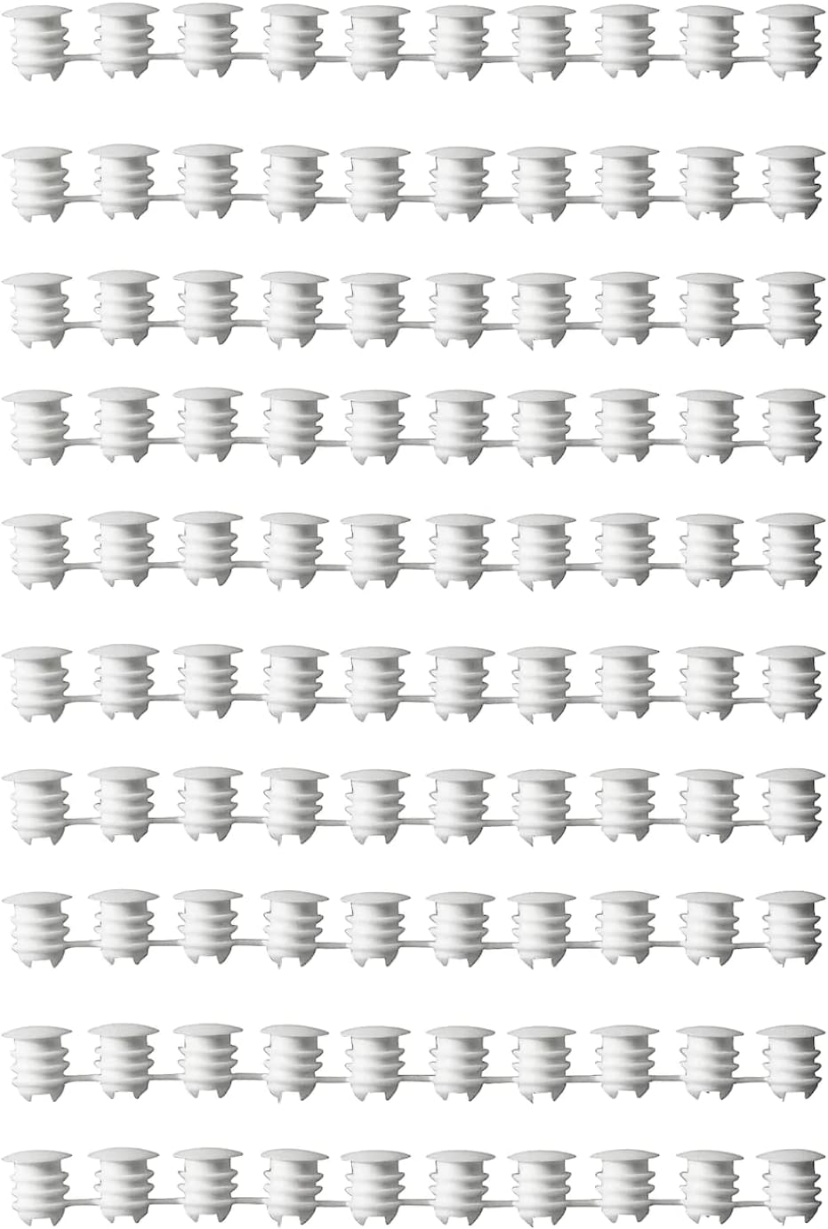 IKEA VARIERA Wall Plate White 100 Pieces Polyethylene Cover Cap 3/16" holes